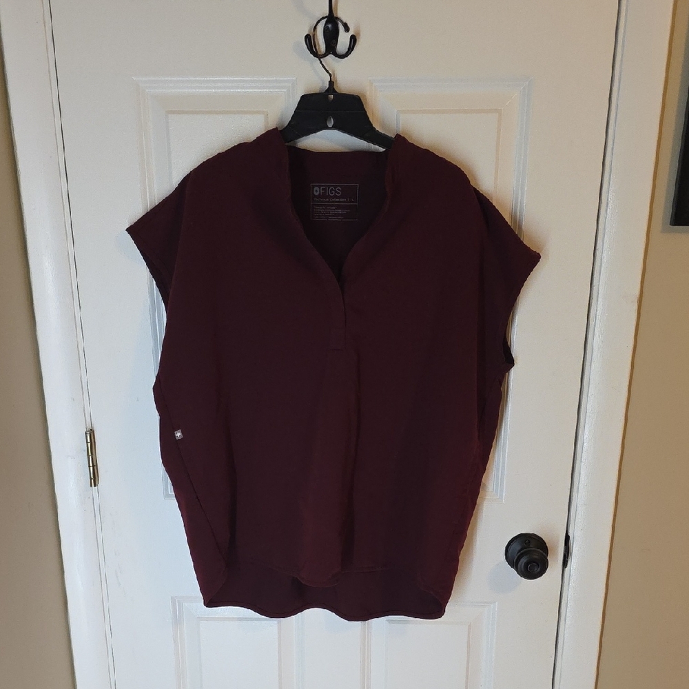Chic Burgundy Blouse for Women